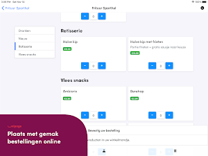 Frituur sporthal Screenshot 2