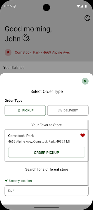 Palermo Pizza App Screenshot 2