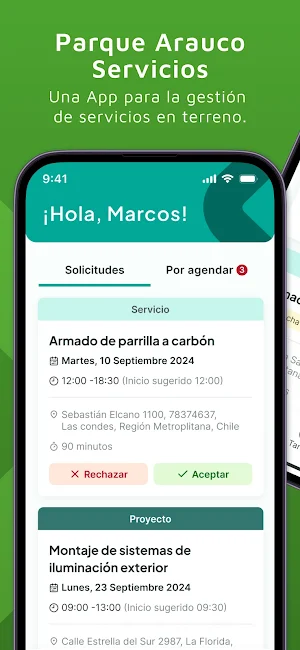 Parque Arauco Servicios Screenshot 0