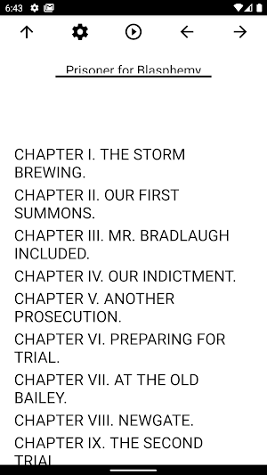 Book, Prisoner for Blasphemy Screenshot 0