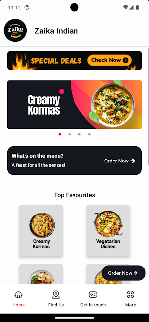Zaika Restaurant Dumbarton Screenshot 0
