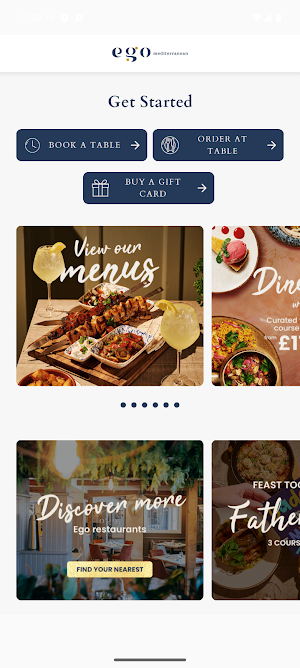 Ego Restaurants Screenshot 0