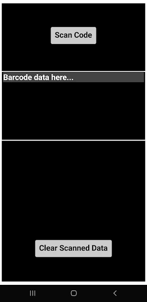 Simple Barcode QR-code Scanner Screenshot 1