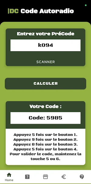 DC Code Autoradio Screenshot 1