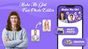 Make Me Girl Fun Photo Editor Screenshot 2