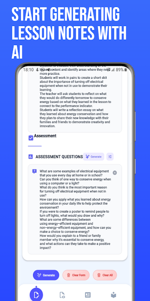LottieCraft:AI lesson planner Screenshot 2