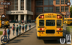 US School Bus Driving Game 3D Screenshot 3