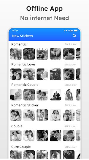 Couple Romantic Stickers Screenshot 2