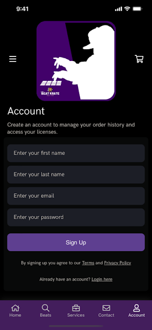BeatKrate Screenshot 2