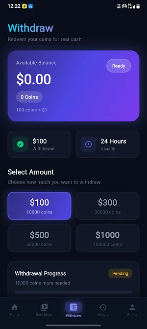 Earn Money Watching Ads Screenshot 2