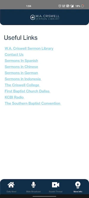 Criswell Sermon Library Mobile Screenshot 3