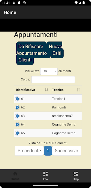 Gestionale Assistenza Screenshot 1