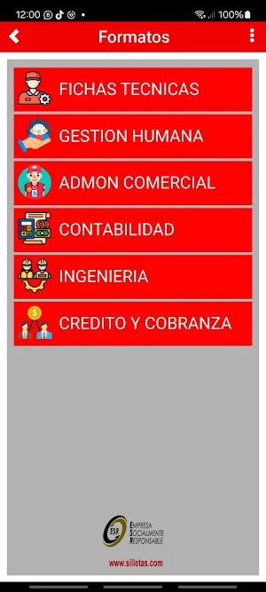 INTRANET SIMEX Screenshot 1