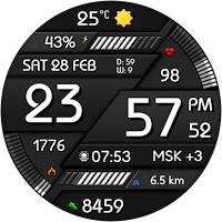 Digital Minimal Watch Face