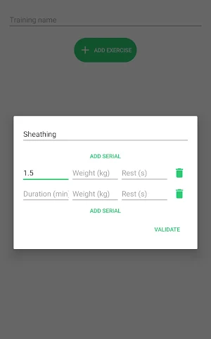 MyWorkouts - Trainings manager Screenshot 3