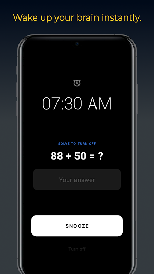 Vertex: Math Alarm Clock Screenshot 1