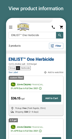 WCAS Grower Advantage Screenshot 3