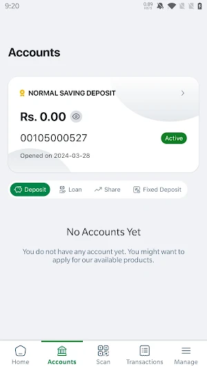 Tejaswi Mobile Banking Screenshot 1