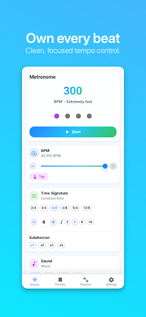 Metronome: Beats & Tempo BPM Screenshot 1