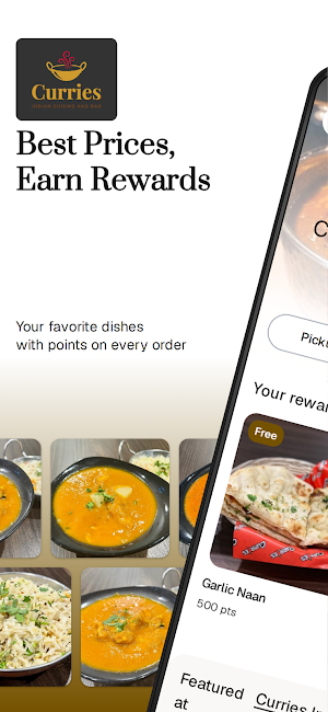 Curries Indian Cuisine and Bar Screenshot 0