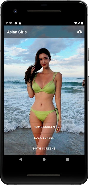 Asian Girls Bikini Wallpaper Screenshot 1