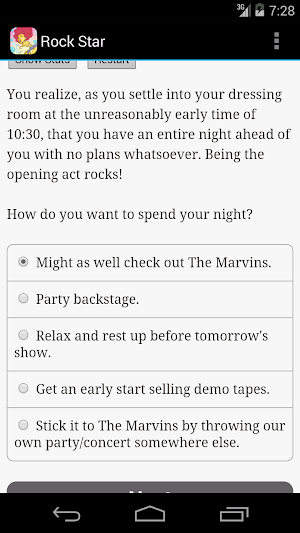 Choice of the Rock Star Screenshot 2