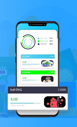 Money Tracker : Expense - Income & Saving Tracker Screenshot 1
