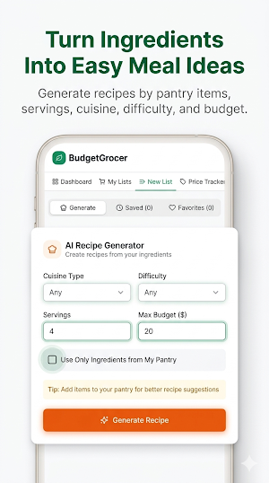 BudgetGrocer: Grocery Budget Screenshot 3