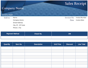 Receipts Office Templates Screenshot 1