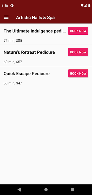 Artistic Nails & Spa Screenshot 2