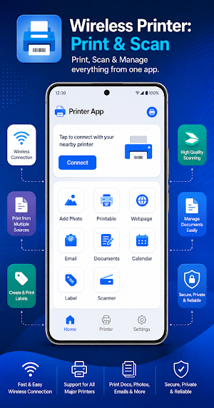 Wireless Printer: Print & Scan Screenshot 1