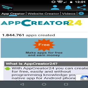 App & Website Creator Screenshot 1