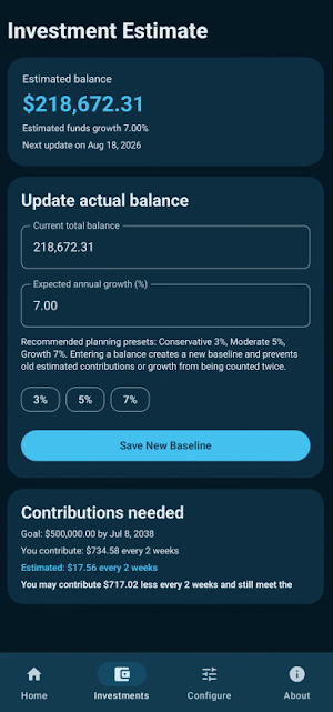 Retire Track: Time & Money Screenshot 1