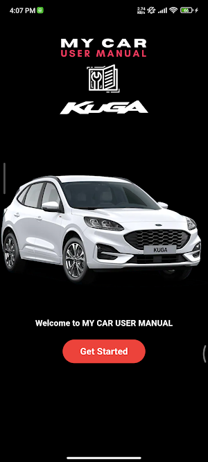 My Car User Manual Ford Kuga Screenshot 0