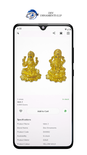 Dev Ornaments Llp Screenshot 2