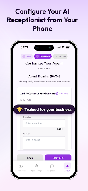 Rosie AI Business Receptionist Screenshot 3