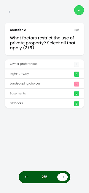 LARE Practice Test Screenshot 3