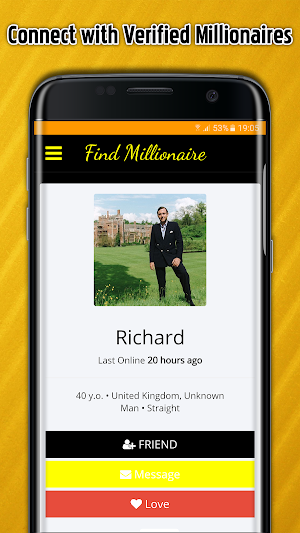 Adult Dating, Find Millionaire Screenshot 3