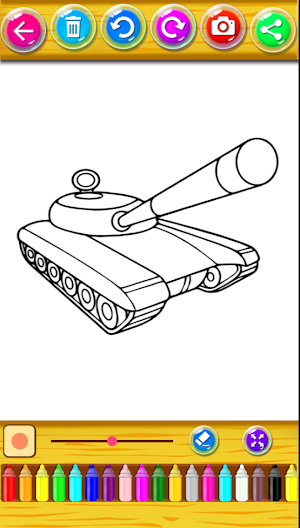 Tank Coloring Pages Screenshot 0