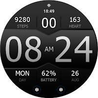 Key WF35 Digital Watch Face