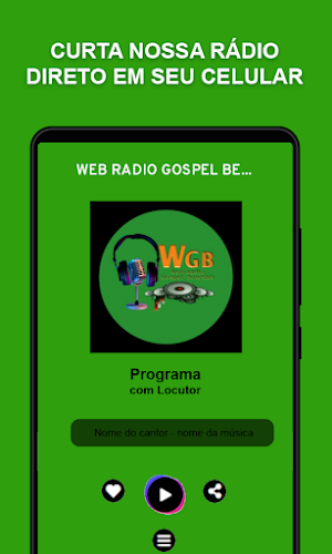 web rádio gospel bereshit Screenshot 0
