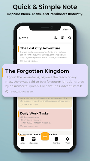 Quick Notes - Secure Notebook Screenshot 0