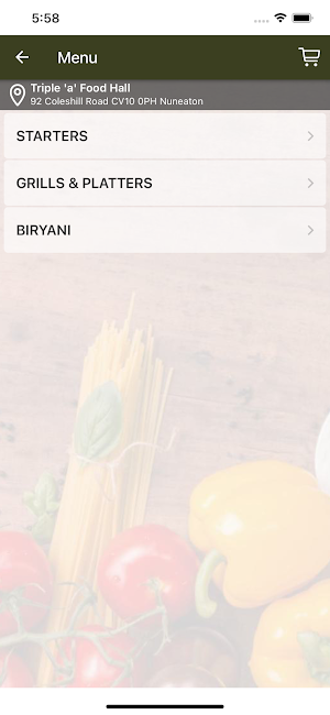 Triple A Foodhall Screenshot 2