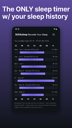 Sleep Timer: Detect Sleep, Off Screenshot 2