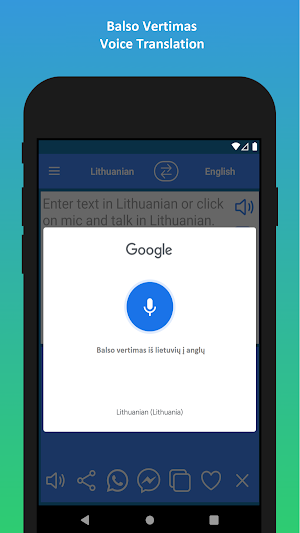 Lithuanian English Translator Screenshot 3