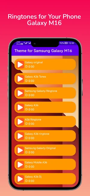 Theme for Samsung Galaxy M16 Screenshot 3