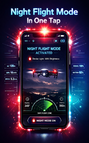 Drone Strobe Light Beacon App Screenshot 2