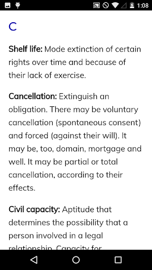 Law Dictionary Screenshot 3