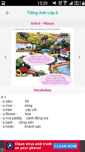 Tieng Anh Lop 6 - English 6 Screenshot 1