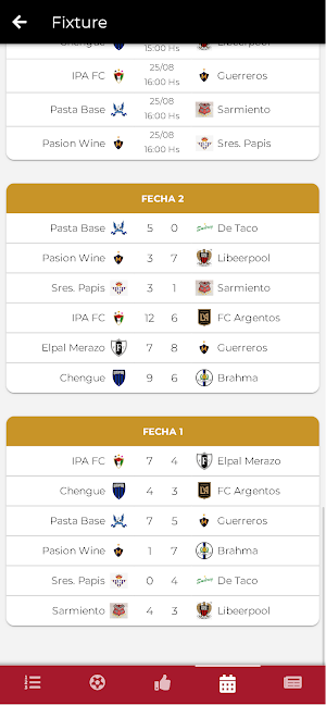 Liga Oeste Screenshot 2